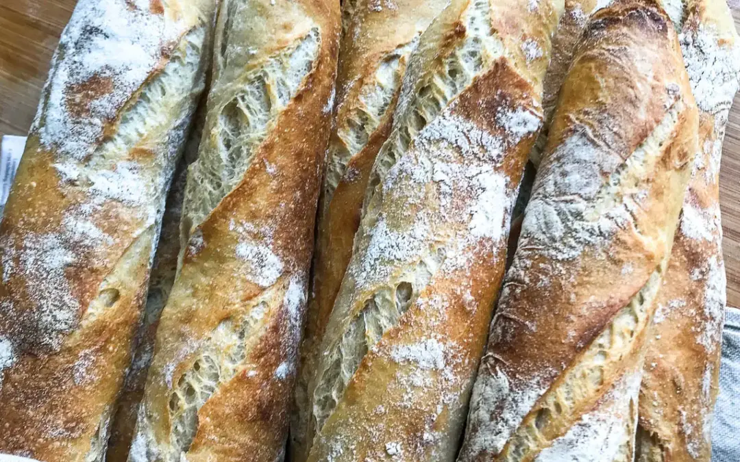 Baguettes mit Poolish & Sauerteig