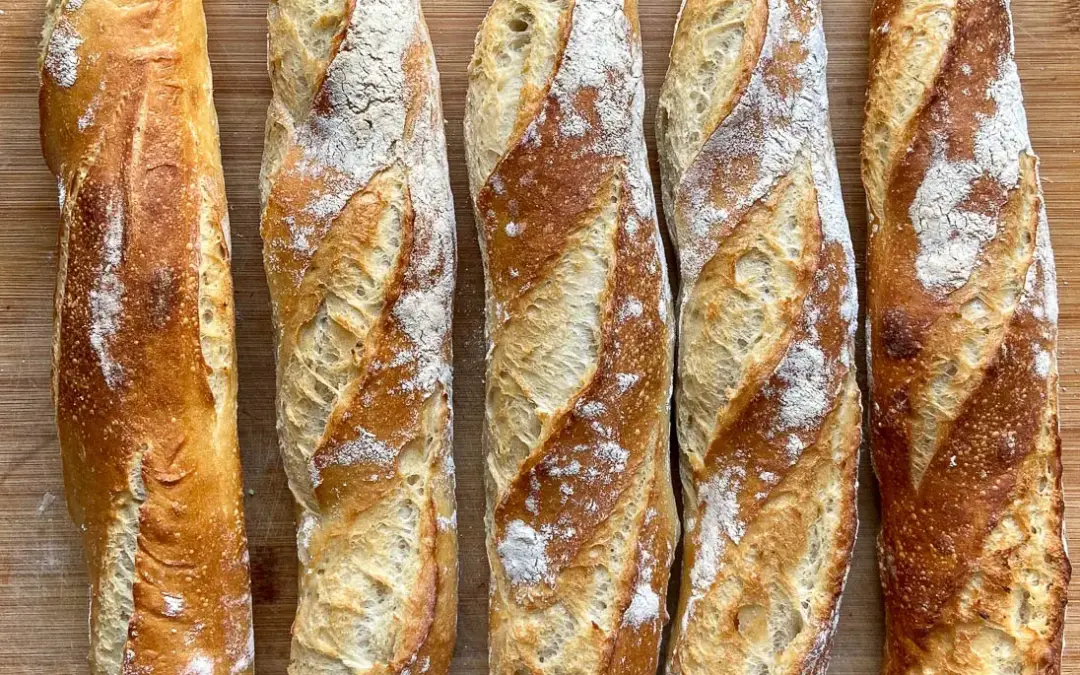 Baguette mit Poolish